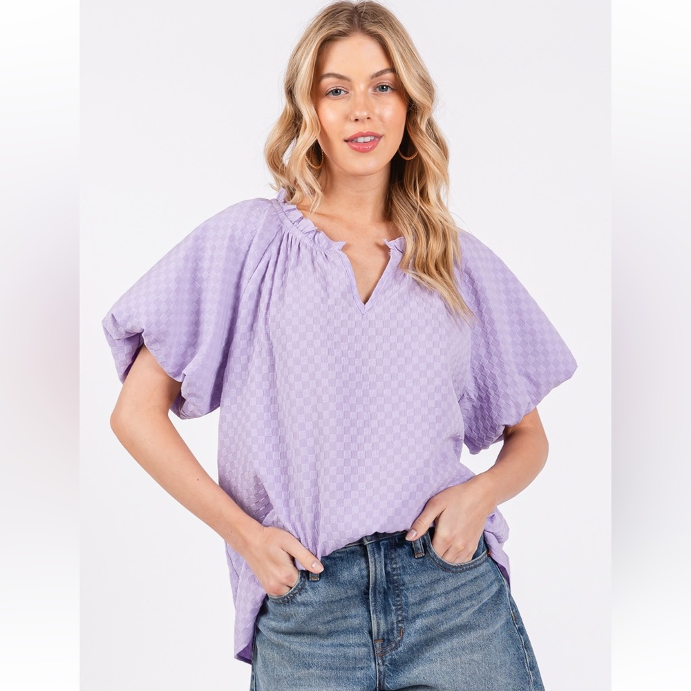 Lavender Blouse New Without Tag